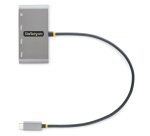 StarTech.com Hub USB-C à 3 ports avec Ethernet - 3x USB-A - USB 3.0 5Gbps - Alimentation par Bus - Hub USB Thunderbolt 3 - Adaptateur USB C Ethernet - Splitter USB-C vers USB-A - Adaptateur de Voyage