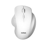 Nilox Ratón Ergonómico Wireless 3200 DPI Blanco