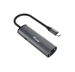 Equip USB-C to RJ45 Gigabit Network + PD Adapter