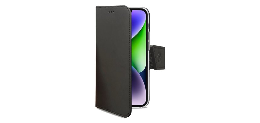 Celly Wally mobile phone case 17 cm (6.7") Wallet case Black