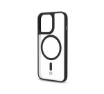 Celly Magmatt funda para teléfono móvil 15,5 cm (6.1") Negro, Transparente