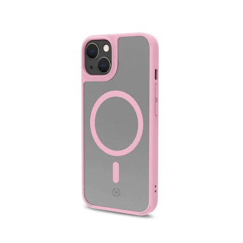 Celly Magmatt mobile phone case 15.5 cm (6.1") Cover Pink, Transparent