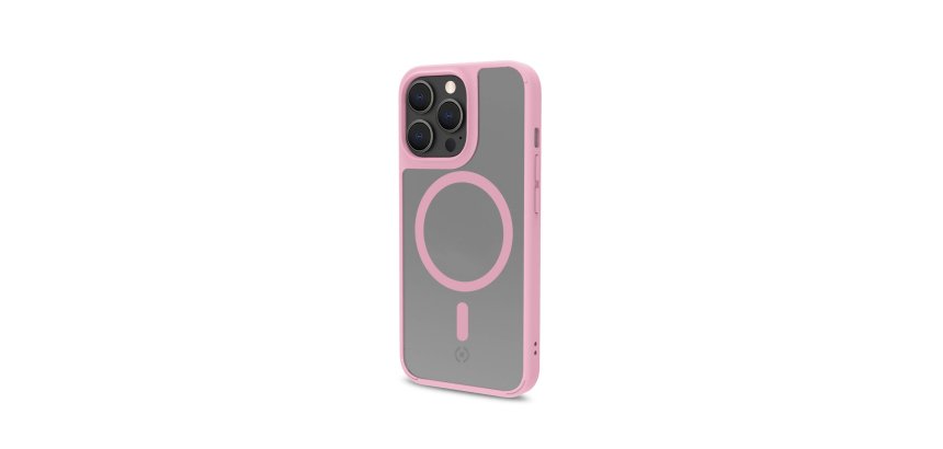 Celly Magmatt funda para teléfono móvil 15,5 cm (6.1") Rosa, Transparente
