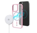 Celly Magmatt funda para teléfono móvil 15,5 cm (6.1") Rosa, Transparente
