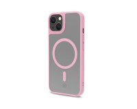 Celly Magmatt custodia per cellulare 17 cm (6.7") Cover Rosa, Trasparente