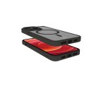Celly Magmatt mobile phone case 17 cm (6.7") Cover Black, Transparent