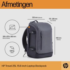 HP Travel 15,6 Iron Grey laptopbackpack, 25 liter