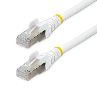 StarTech.com Câble Ethernet CAT6 15m - LSZH (Low Smoke Zero Halogen) - 10  Gigabit 650MHz 100W PoE RJ45 10GbE UTP Cordon de raccordement de réseau  sans accroc avec décharge de traction 