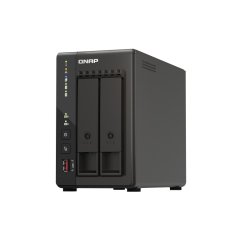 QNAP TS-253E NAS Tower Intel® Celeron® J6412 8 GB 0 TB QNAP QTS Nero
