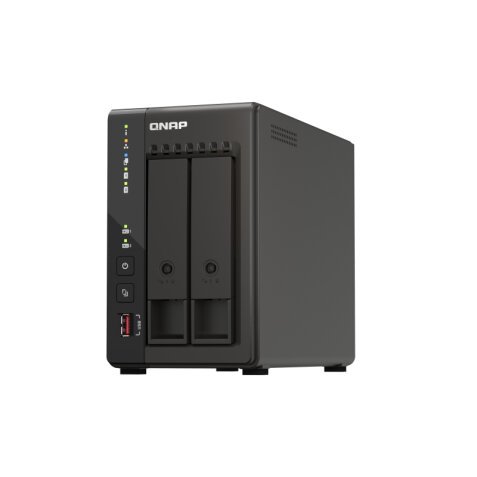 QNAP TS-253E NAS Tower Intel® Celeron® J6412 8 Go 0 To QNAP QTS Noir