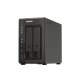 QNAP TS-253E NAS Tower Intel® Celeron® J6412 8 Go 0 To QNAP QTS Noir