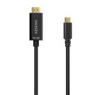 AISENS Cable Conversor USB-C A HDMI 4K@30Hz, USB-C/M-HDMI/M, Negro, 0.8M