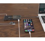 Conceptronic DONN15G replicatore di porte e docking station per laptop Cablato USB 3.2 Gen 1 (3.1 Gen 1) Type-C Grigio