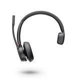 POLY Auriculares Voyager 4310 con certificación para Microsoft Teams + llave BT700 + soporte de carga