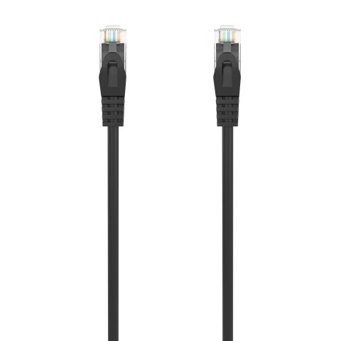AISENS Cable de Red Latiguillo RJ45 LSZH Cat.6A 500 Mhz UTP AWG24, Negro, 3.0M