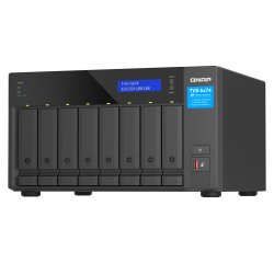 QNAP TVS-h874X NAS Tower Intel® Core™ i9 64 GB DDR4 0 TB QuTS hero Nero