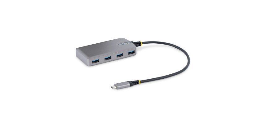 StarTech.com Hub USB-C à 4 Ports - 4x USB-A, 5Gbps - Alimenté par Bus - Hub USB 3.0 avec Câble de 30 cm - Mini Hub USB Type-C - Hub USB de Bureau, USB C vers USB A