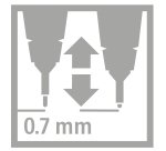 Feutre à pointe fine SENSOR M, tracé: 0,7 mm, vert