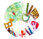 Crayon multi-talents woody 3 en 1 duo, étui de 5