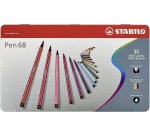 Feutre Pen 68, étui métallique de 30