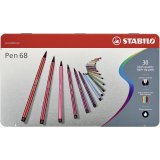 Feutre Pen 68, étui métallique de 30