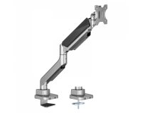 V7 DM1HDS soporte para monitor 124,5 cm (49") Escritorio Negro, Plata