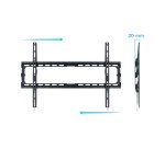 TooQ LP1080F-B soporte para TV 2,03 m (80") Negro