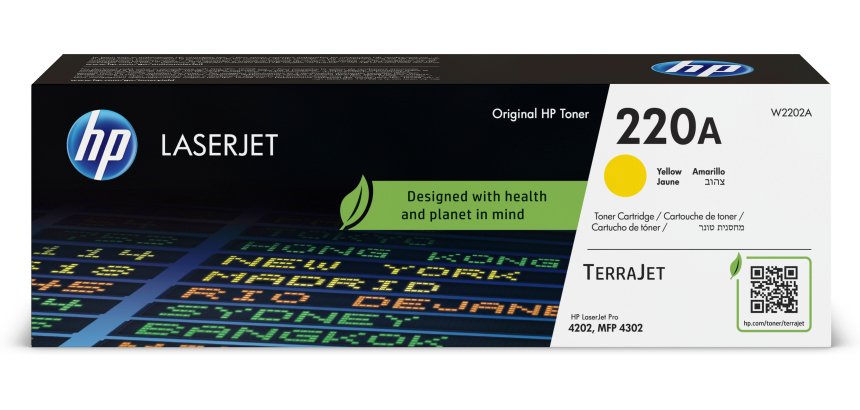 HP 220A Yellow Original LaserJet Toner Cartridge