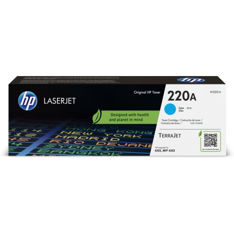 HP Cartucho de tóner Original LaserJet 220A cian