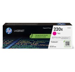 HP 220X cartouche authentique couleurs séparées pour imprimante laser