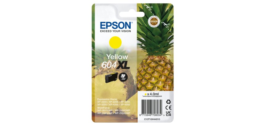 Epson Singlepack Yellow 604XL Ink