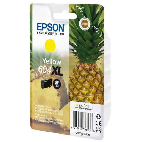 Cartucce ink ananas Singlepack Yellow 604XL Ink