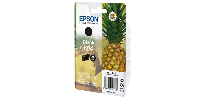 Epson 604 ananas cartuccia inchiostro originale nero 1pz