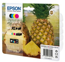 Epson 604XL ink cartridge 4 pc(s) Original High (XL) Yield Black, Cyan, Magenta, Yellow