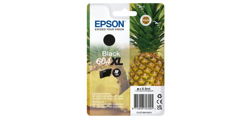 Epson 604XL cartuccia d'inchiostro 1 pz Originale Resa elevata (XL) Nero