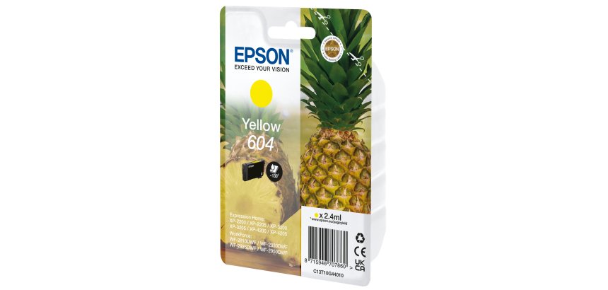 Epson 604 ananas cartuccia inchiostro originale giallo 1pz