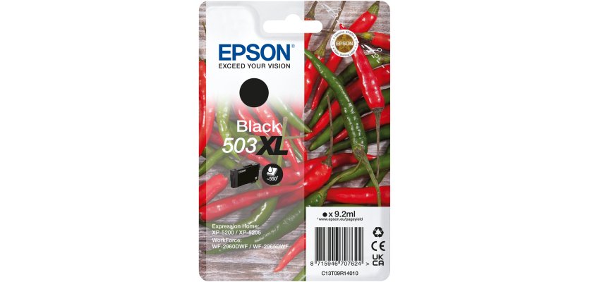 Epson 503XL cartouche d'encre 1 pièce(s) Original Rendement élevé (XL) Noir