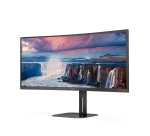 AOC V5 CU34V5C/BK pantalla para PC 86,4 cm (34") 3440 x 1440 Pixeles Wide Quad HD LED Negro