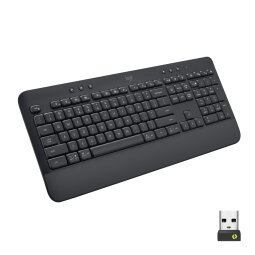 Logitech Signature K650 clavier Bureau Bluetooth QWERTZ Suisse Graphite