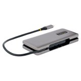 StarTech.com Hub USB C 4 Ports - 4x Ports USB-C, USB 3.1 10Gbps - Hub USB 3.2 Portable avec Power Delivery Pass-Through 100W - Hub USB Type C avec Câble Enveloppant de 32cm - Splitter USB-C