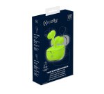 Celly CLEAR Auriculares True Wireless Stereo (TWS) Dentro de oído Llamadas/Música USB Tipo C Bluetooth Verde