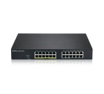 Zyxel GS1915-24EP Géré L2 Gigabit Ethernet (10/100/1000) Connexion Ethernet, supportant l'alimentation via ce port (PoE) 1U Noir