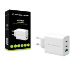 Conceptronic ALTHEA 3-Port 65W GaN USB PD Charger, QC 3.0