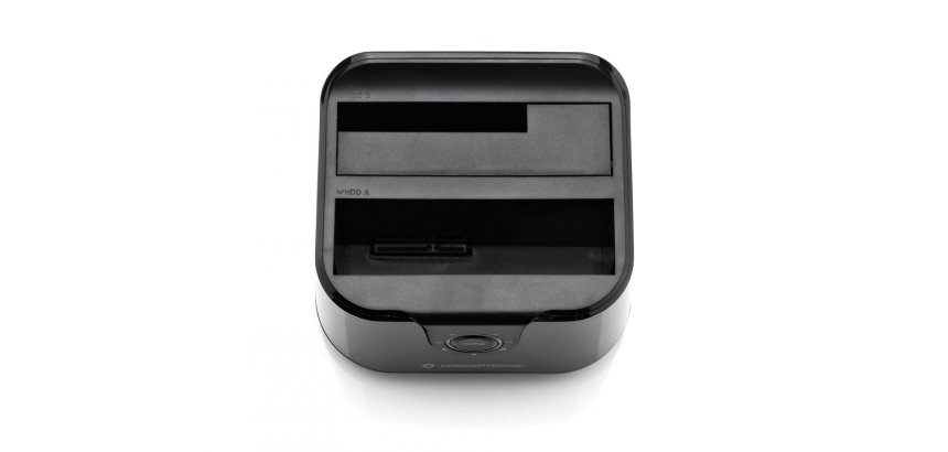 Conceptronic DONN12B base de conexión para disco duro USB 3.2 Gen 1 (3.1 Gen 1) Type-B Negro