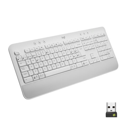 Logitech Signature K650 teclado Oficina Bluetooth QWERTY Español Blanco