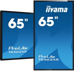 iiyama T6562AS-B1 écran plat de PC 163,8 cm (64.5") 3840 x 2160 pixels 4K Ultra HD LED Écran tactile Noir