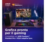 Lenovo Legion Pro 27Q-10 - Monitor Gaming 26.5" QD-OLED Flat QHD 2560x1440 0 280Hz 0.03ms - AMD FreeSync Premium Pro + VESA AdaptiveSync 2xHDMI 2.1 + 1xDP 1.4 - Stand Height + Tilt + Swivel + Pivot Cavo HDMI + DP + USB A/B incluso
