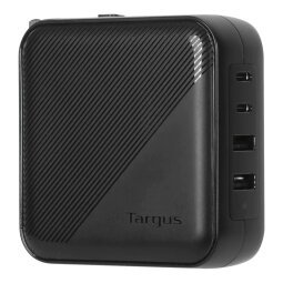 Targus power adapter - GaN - 2 x USB-C, 2 x 9 pin USB Type A - 100 Watt