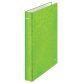 Classeur 4 anneaux Ø25 WOW en carton pelliculé. Dos 4 cm. Format A4+. Coloris Vert