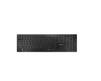 CHERRY KW 9100 SLIM clavier Universel RF sans fil + Bluetooth QWERTY Anglais Noir
